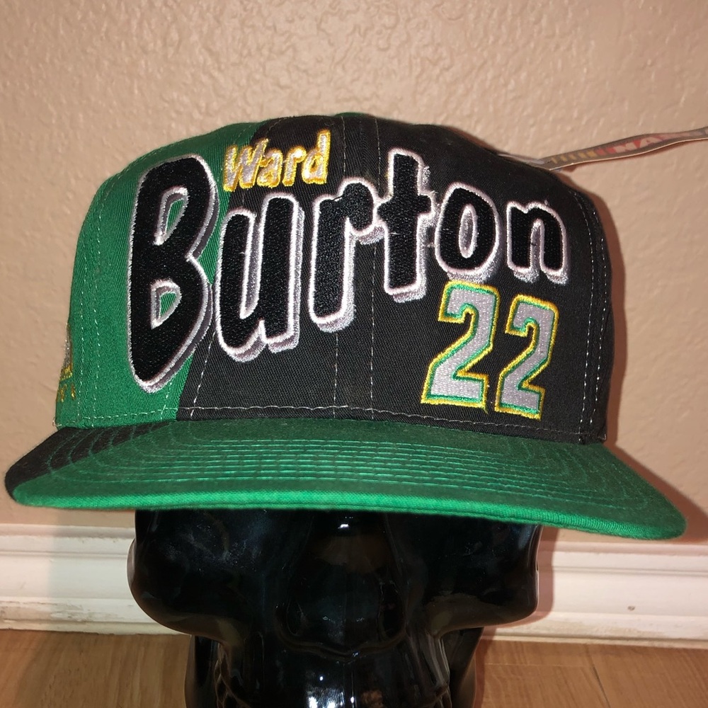 Vintage NASCAR Ward Burton SnapBack hat Deadstock